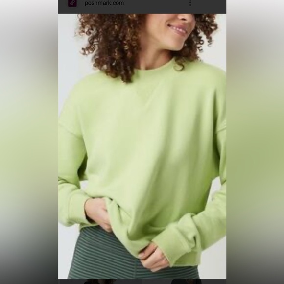 Vuori Halo Pistacio Green Sweatshirt M - Picture 1 of 5